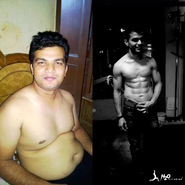 70_days_weight_loss_transformation_satish