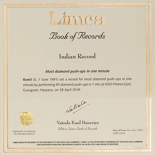 Limca_Book_Of_Records_2018_Romil