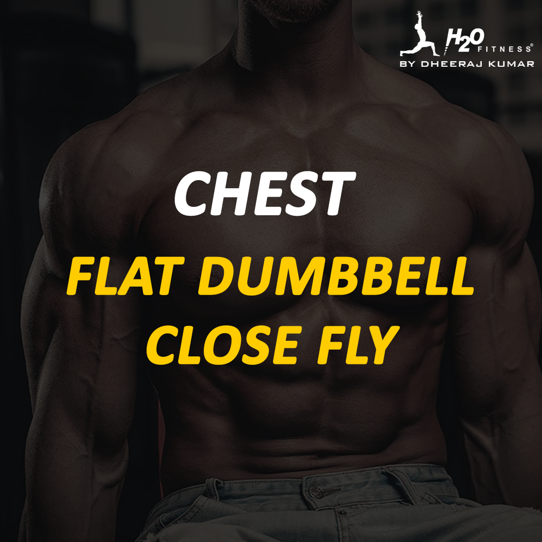 Chest - Decline Dumbbell Close Fly ( GYM )